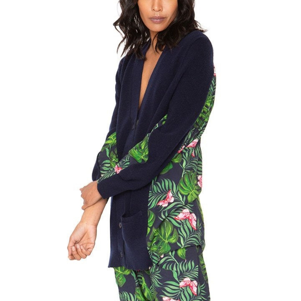 Free People X Sandrine Rose French Worker Tropical Sweater L